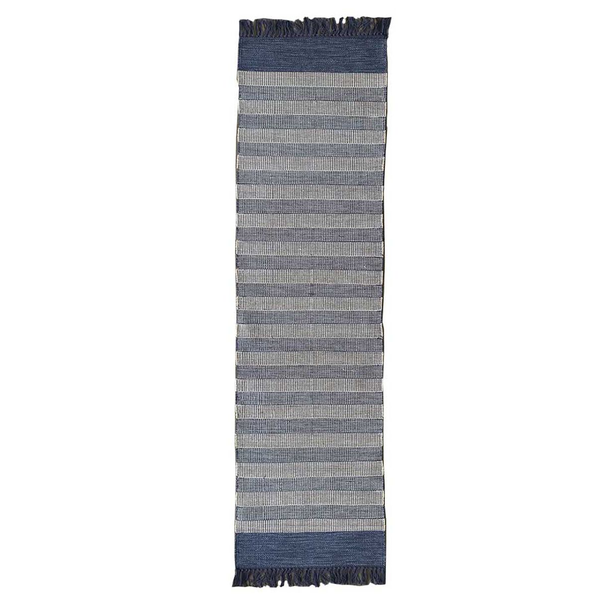 Bajada de Cama Idetex Cotton Kalu 230 x 65 Azul