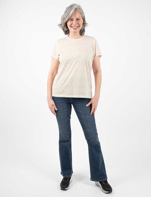 Imagen 2 del producto Polera Manga Corta Mujer Portman Club Animal, Azul, Blanco, Crudo, Gris