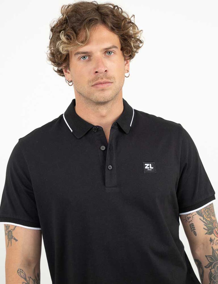 Polera Piqu&eacute; Manga Corta Hombre Zibel
