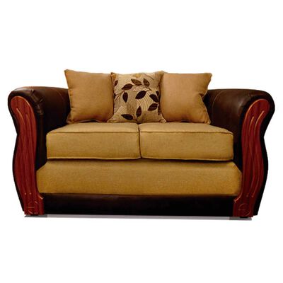 Imagen 1 del producto Sofá Elegant Detail Girona 2 Cuerpos Tela/PU Beige