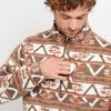 Polerón Estampado Cuello Alto Half Zipper Ajustable Hombre O´neill