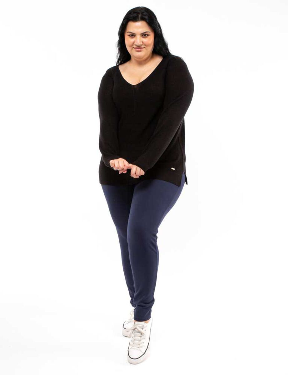 Sweater Cuello V Mujer Extralindas