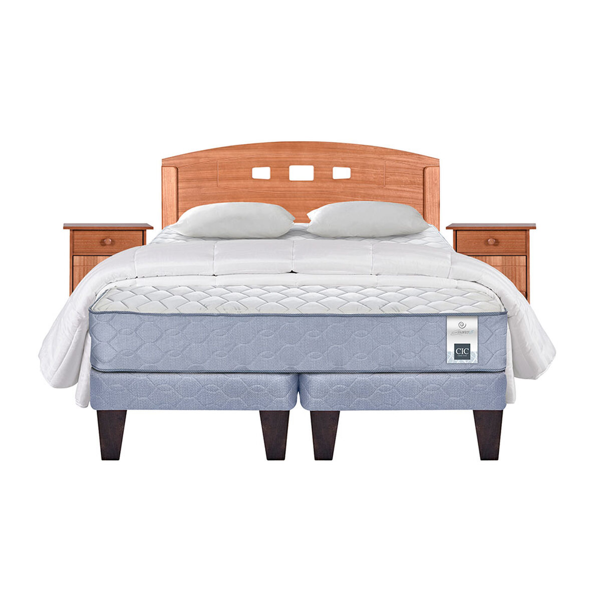 Cama Americana 2 Plazas B/D CIC Essence 3+Set Gales+Textil