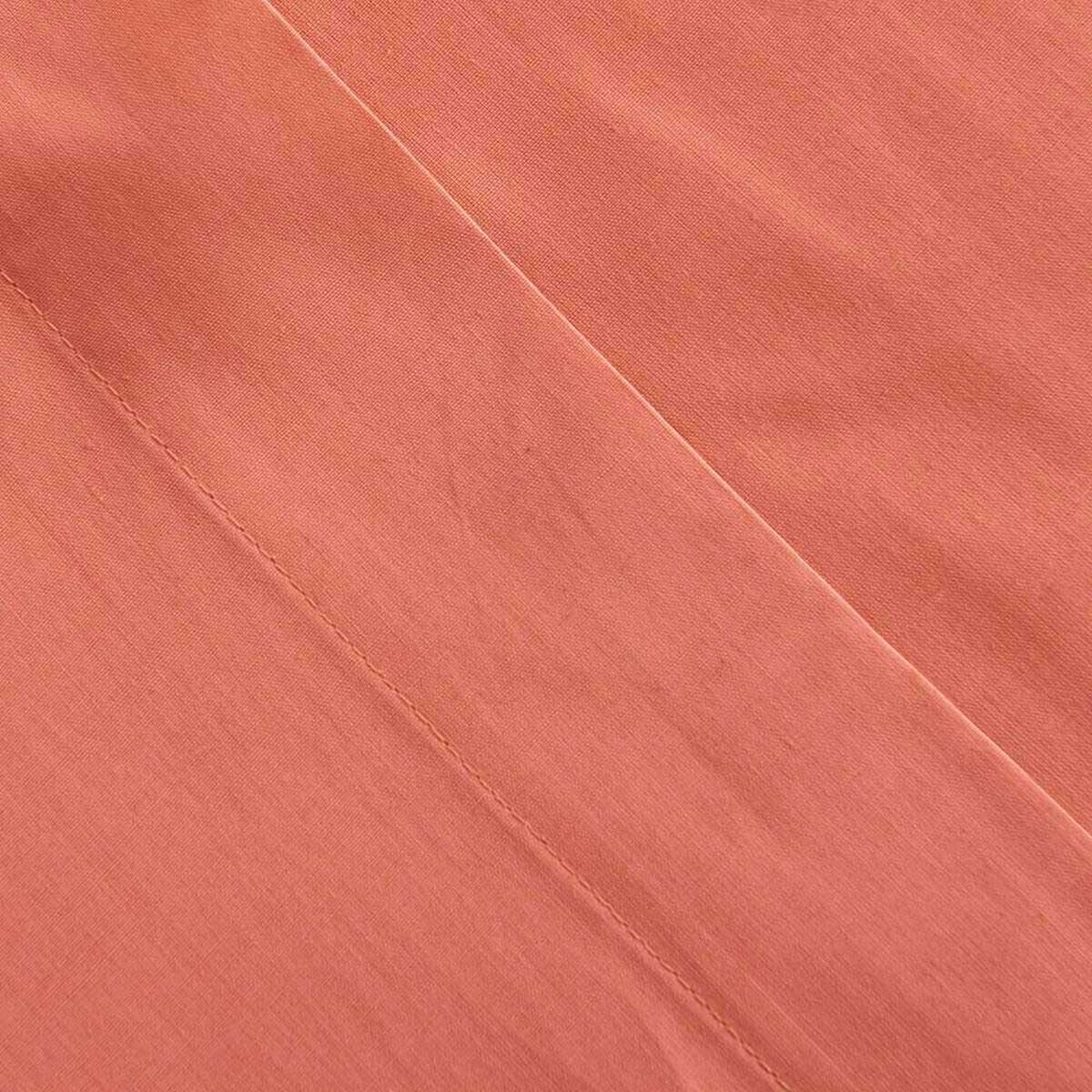 Juego de S&aacute;banas Mashini 144 Hilos 2 Plazas Lisa Naranjo