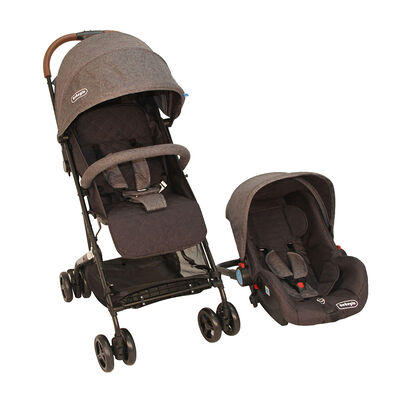 Coche Travel SystemCompacto Gris