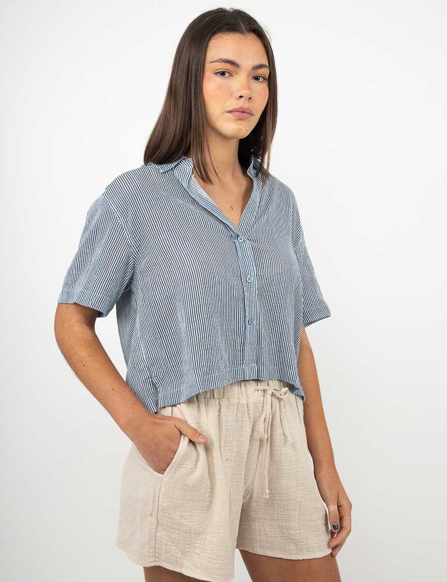 Blusa Manga Corta Mujer Icono