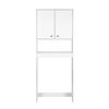 Combo Estante 2 Puertas + Estante Organizador de Baño 2 Puertas CIC Blanco