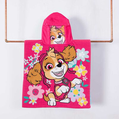 Toalla de Playa con Capucha Infantil Paw Patrol Primave Niña 60 x 120 cm