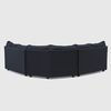 Seccional Muebles MPR Array&aacute;n 2-1-2 Cuerpos Tela Negro