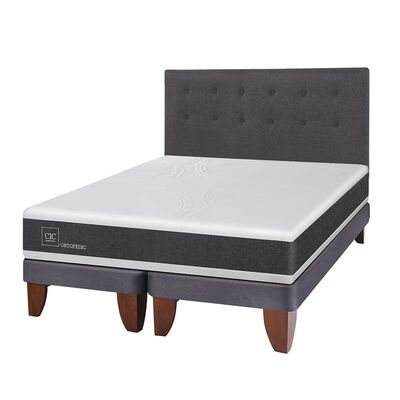Imagen 2 del producto Cama Europea CIC 2 Plazas  Ortopedic + Respaldo Eufrates