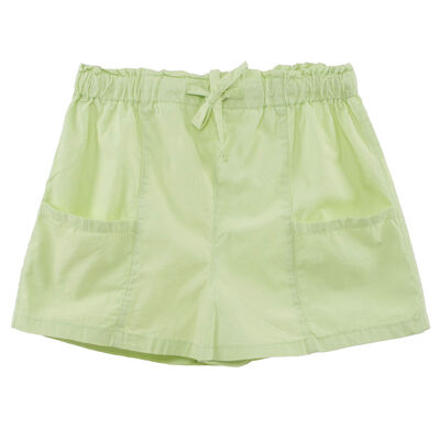 Short de Algodón Niña Chess Amarillo, Fucsia, Lila, Verde