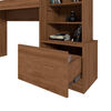 Escritorio + Estante Vekkahome Linda 1 Puerta Café