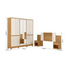 Closet Di Poretti Alasca 10 Puertas 4 Cajones + Respaldo Ajustable