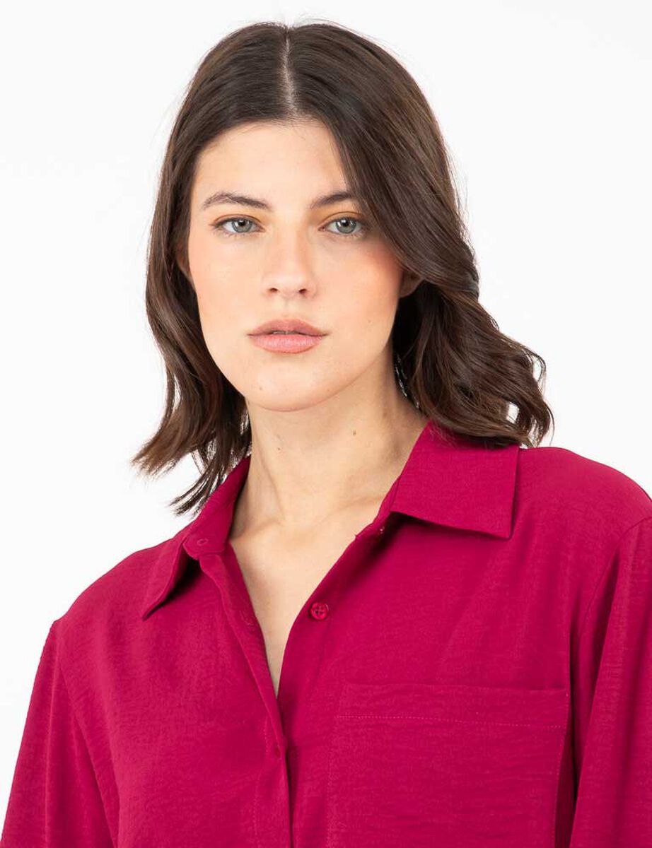 Blusa Lisa Manga Larga Mujer Zibel