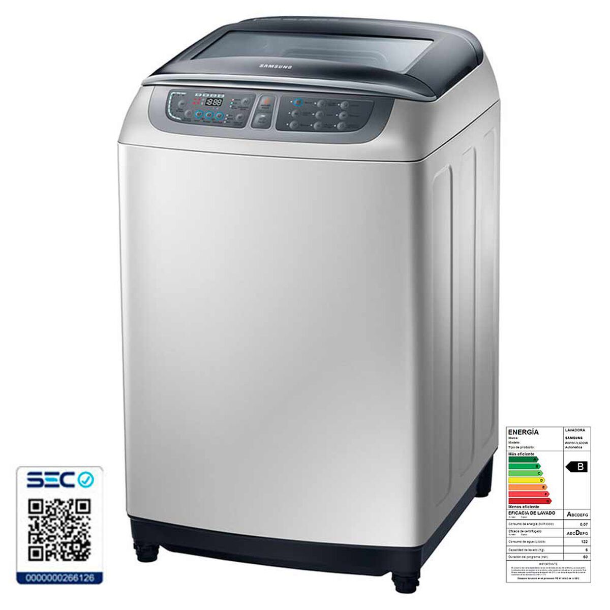 Lavadora Automática Samsung WA19F7L6DDB/ZS 19 kg
