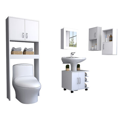 Imagen 2 del producto Botiquín + Optimizadores Lavamanos + Baño 63-A + Auxiliar X2 TuHome Big Bath