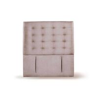 Respaldo Latam Home 1,5 Plazas Napoles Cuero Gris
