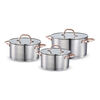 Batería de Cocina Acero Inoxidable Wens 6 Piezas