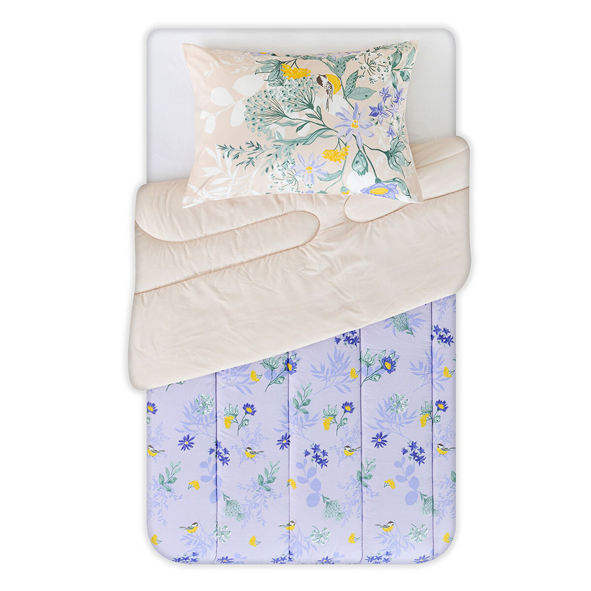 Plum&oacute;n American Family Nadine 2 Plazas Beige