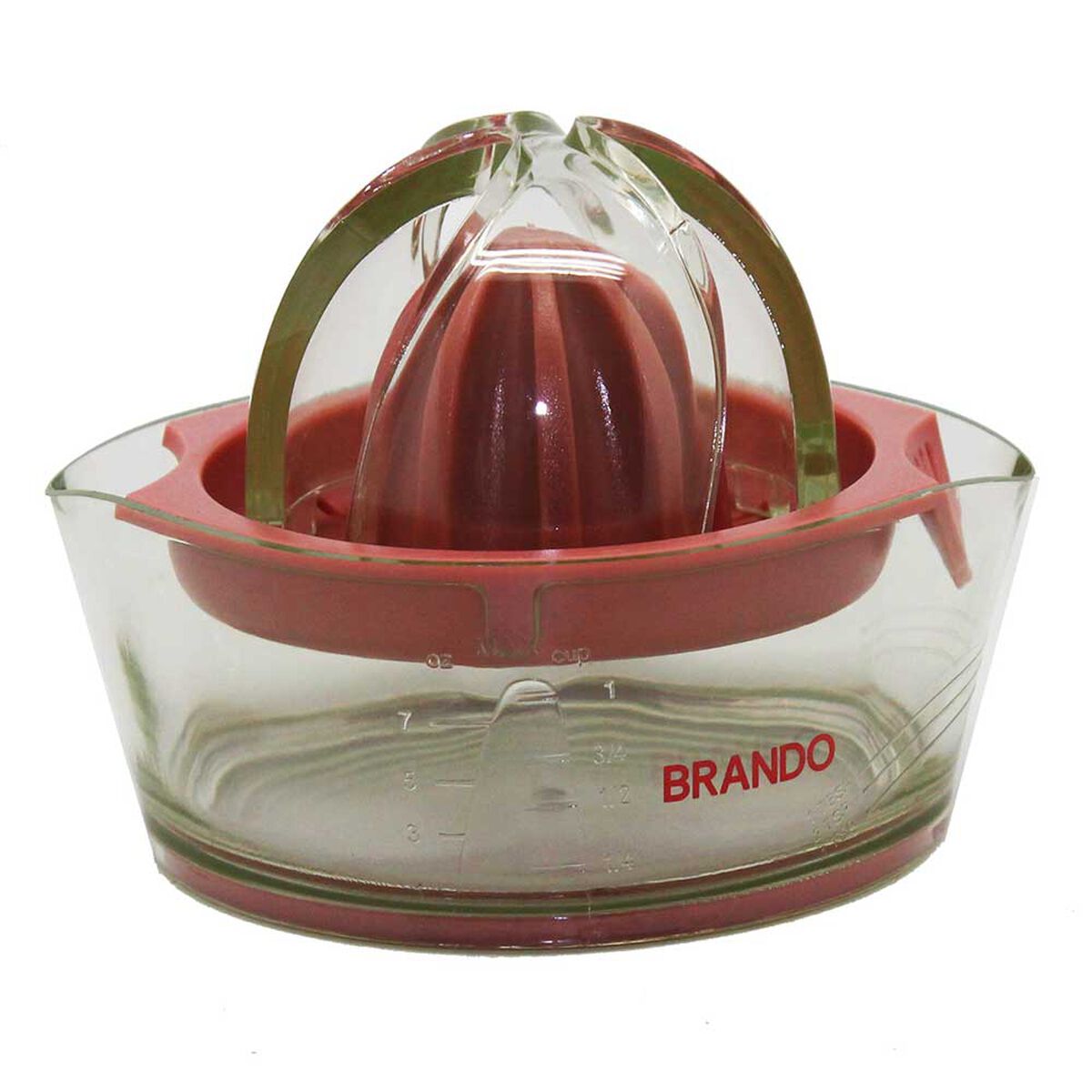 Exprimidor Saca Jugo Plástico Brando Manual Rosado