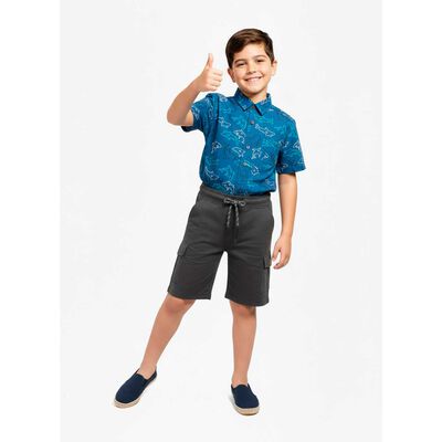 Short Buzo Ni&ntilde;o Chess