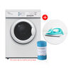 Combo Secadora de Ropa Midea MSV 90 9 kg. + Plancha a Vapor Hyundai HY2472P + Manta Polar Casanova