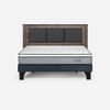Combo Cama Europea Rosen 2 Plazas Indie BN + Respaldo Rachel