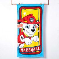 Toalla de Playa Paw Patrol Estampada Marshal 140 x 70 cm