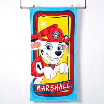 Toalla de Playa Paw Patrol Estampada Marshal 140 x 70 cm