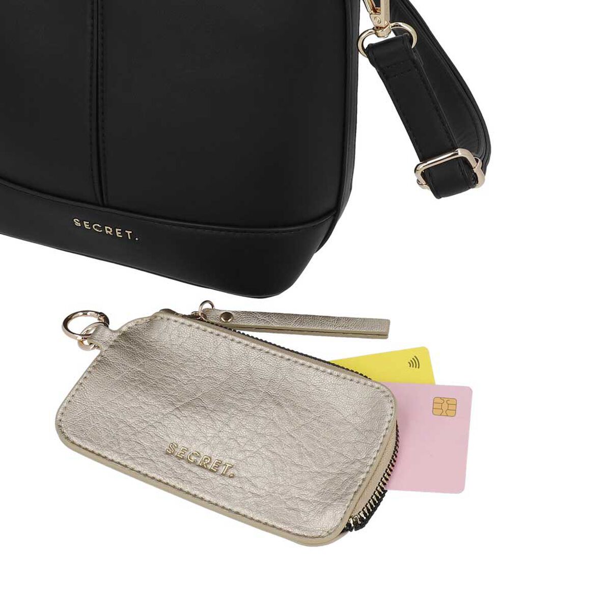 Cartera Bandolera Secret Malaga SC7 Mini Negra