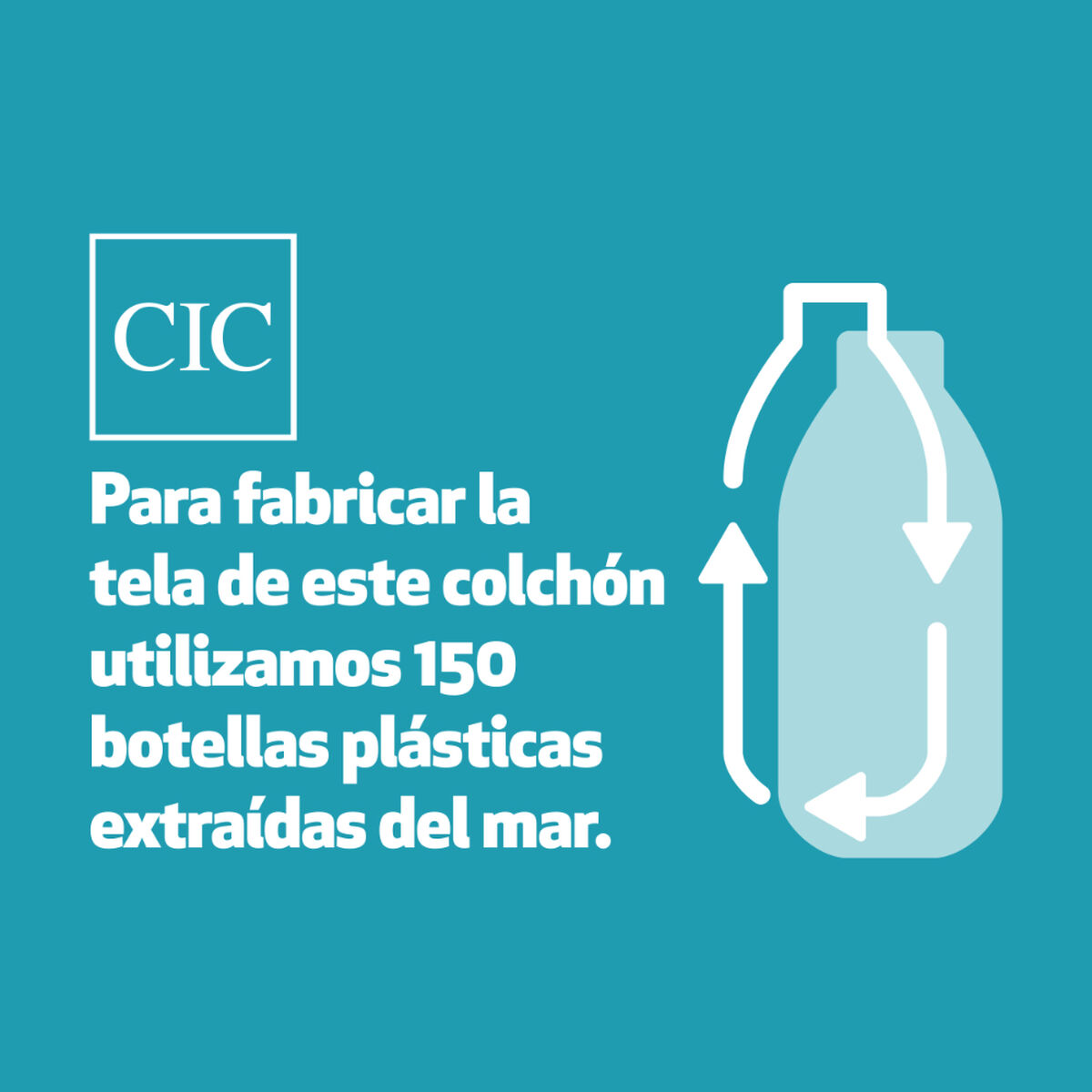 Cama Europea CIC Green Infinity 2 Plazas +