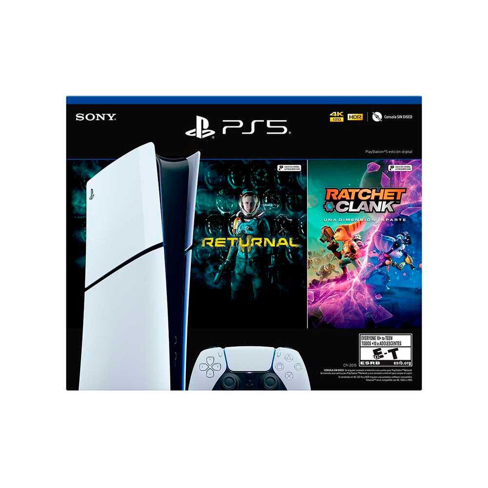 Consola Sony PlayStation 5 Slim Digital con 2 Juegos + Control | Abc