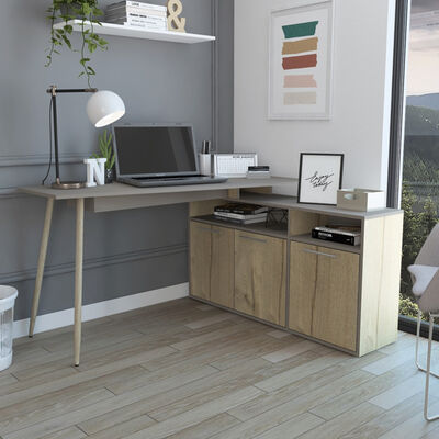 Escritorio TuHome Singapur 130 Duna/Taupe