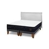 Cama Europea CIC Base Dividida 2 Plazas Súper Premium + Respaldo Miro Alpino