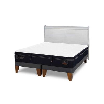 Imagen 2 del producto Cama Europea CIC Base Dividida 2 Plazas Súper Premium + Respaldo Miro Alpino