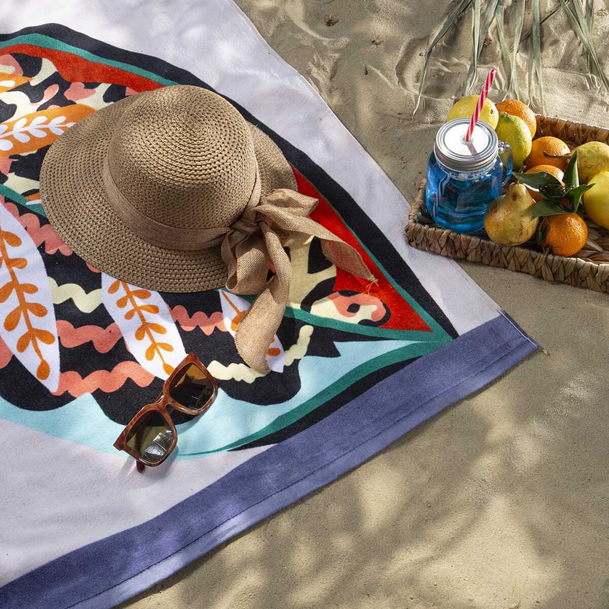 Toalla de Playa Velour Casanova Clarisa 100 x 180 cm