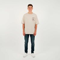 Polera Manga Corta Niño Cutback Arena, Celeste, Oliva