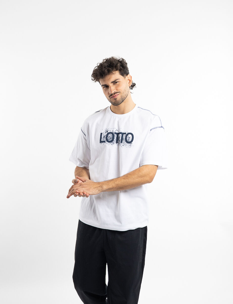 Polera Oversize Print Hombre Lotto Strada