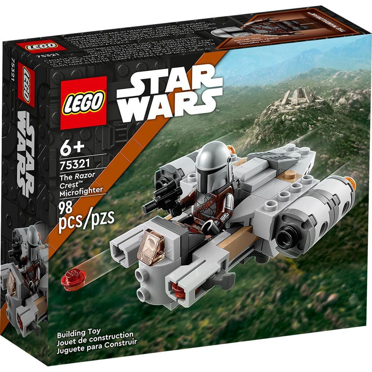 Bloques Lego Microfighter: The Razor Crest 98 Piezas Star Wars