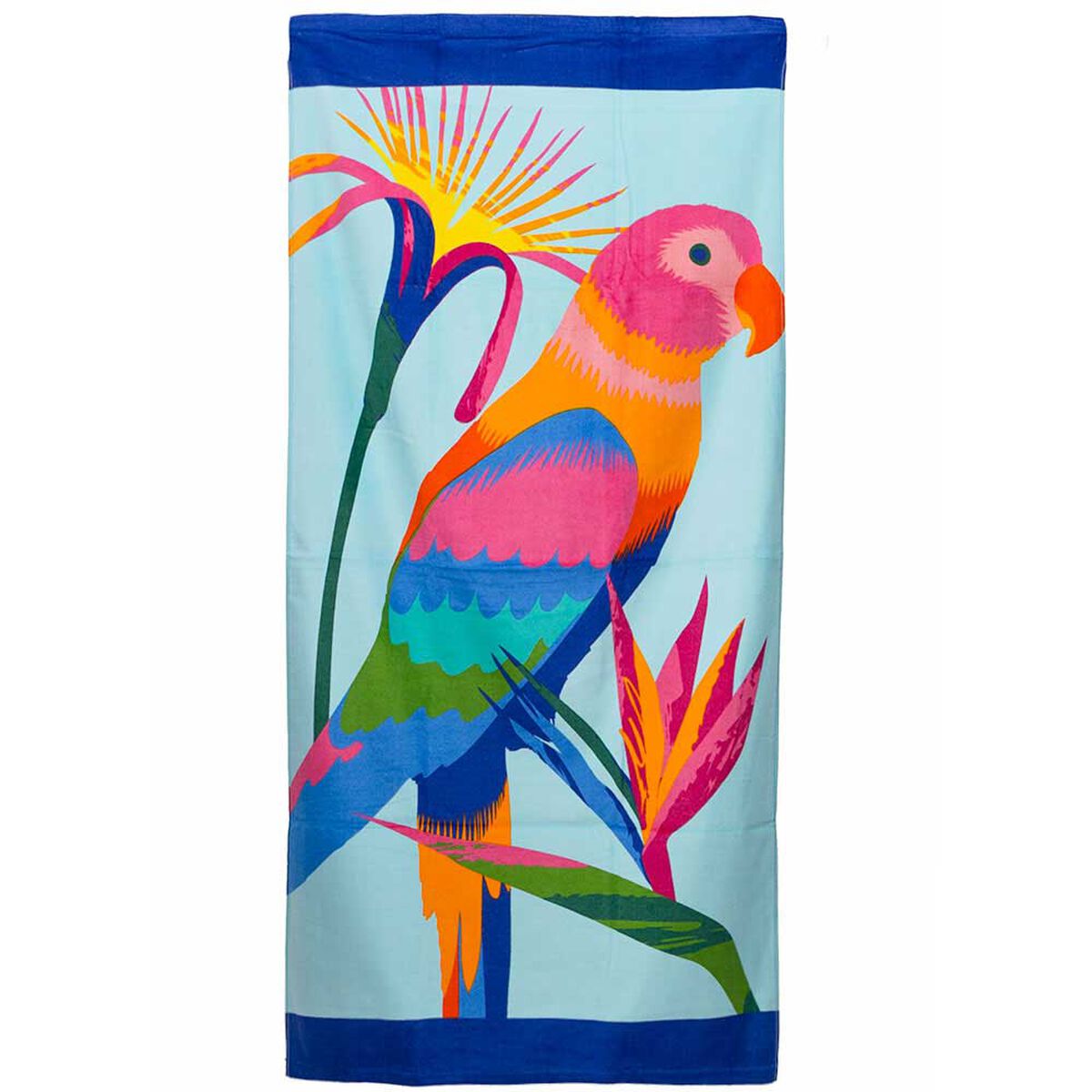 Toalla de Playa Velour Casanova Parrot 75 x 150 cm.