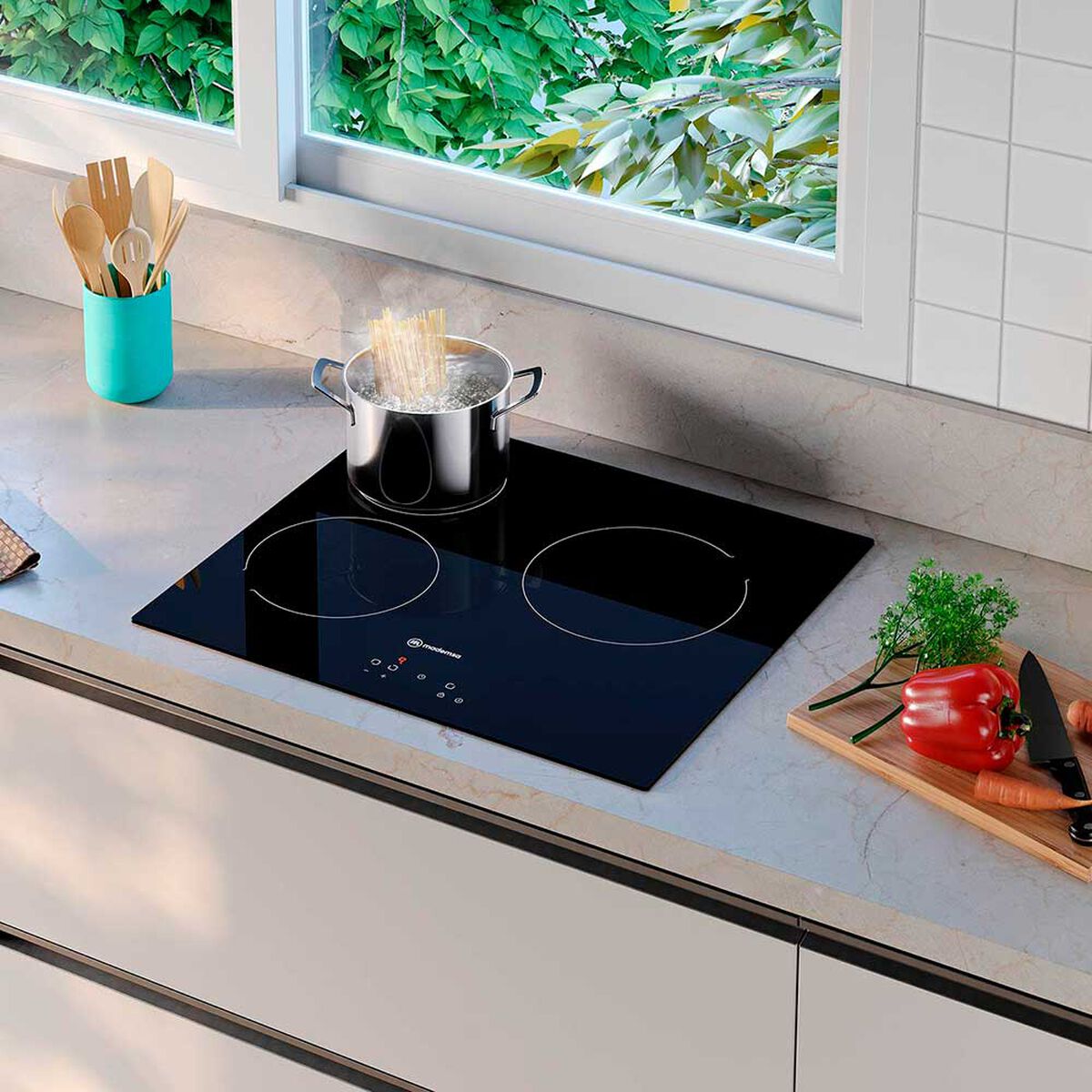 Encimera  Mademsa VM3TR 5300W Negro