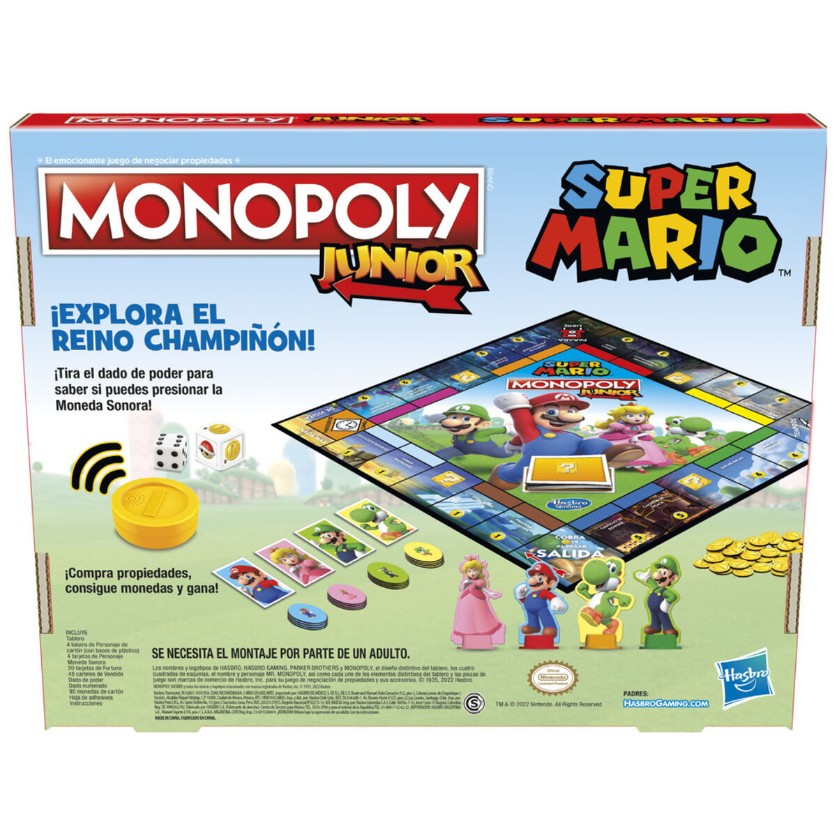 Juego de Mesa Monopoly Super Mario Junior