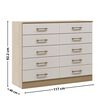 Combo Exit Closet 2P 4C + Comoda 10C Blanco