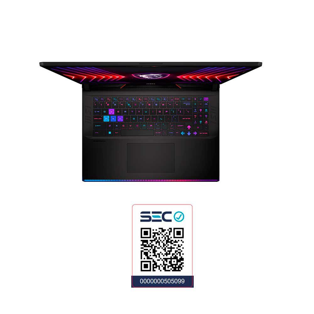 Notebook Gamer MSI Raider GE78 HX 14VHG Core i9 32GB 2TB SSD 16