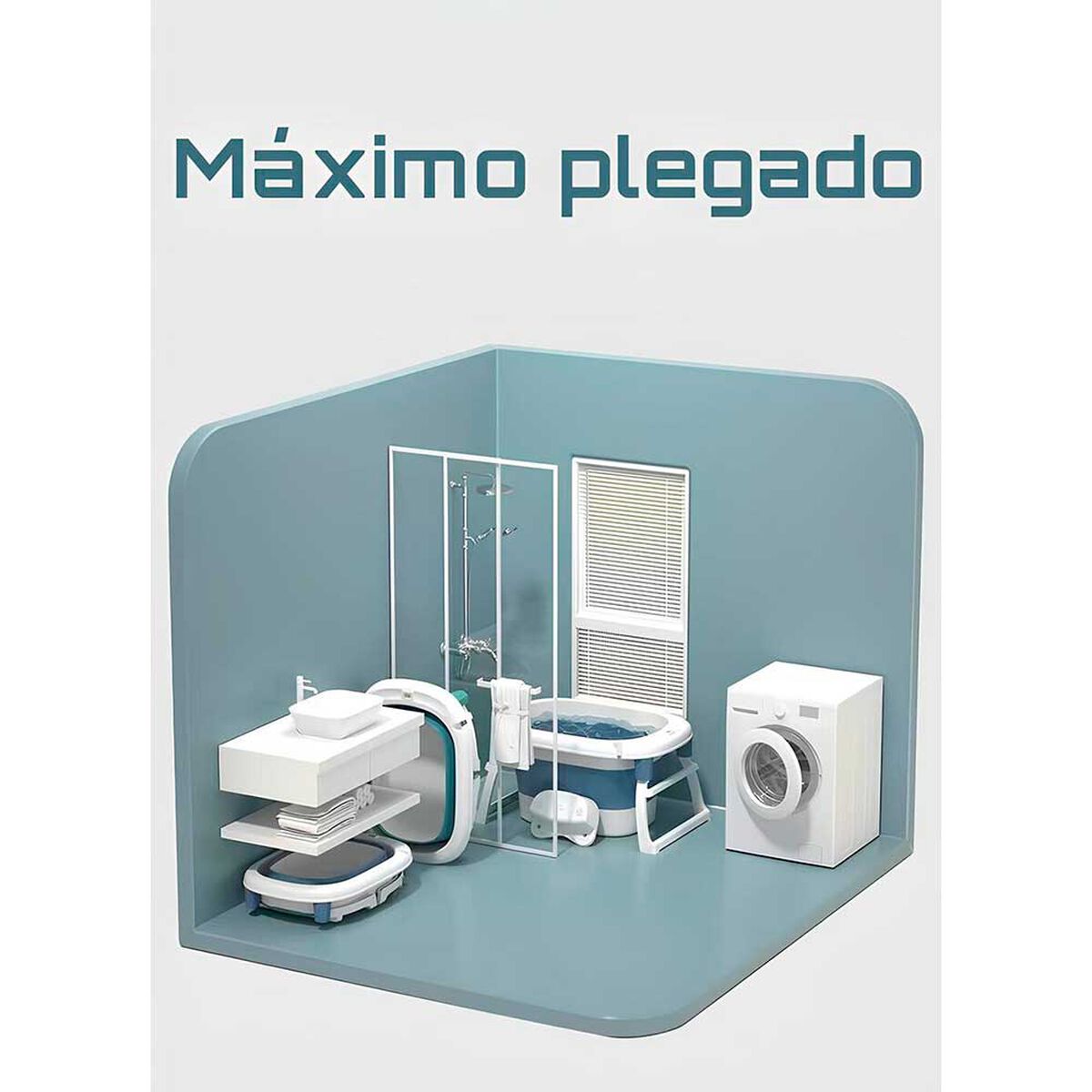 Bañera con Cojin Termómetro más Accesorios Rosada Lubabycas