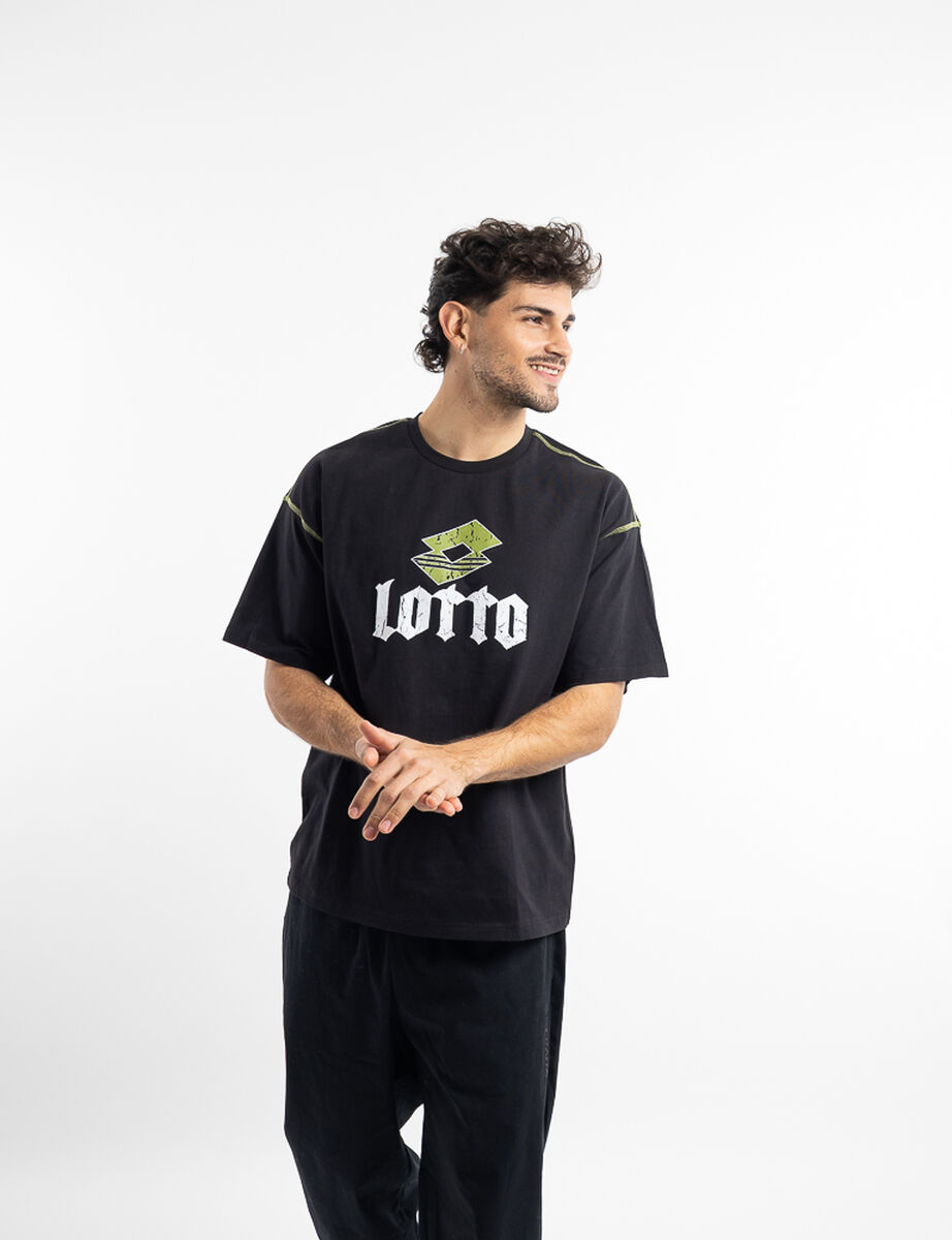 Polera Oversize Print Hombre Lotto Strada