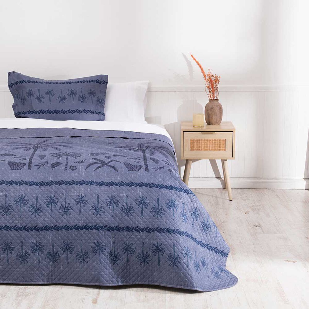 Quilt Mashini 1,5 Plazas Cordoba Vegetación