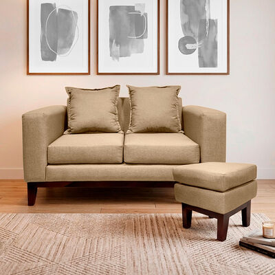 Sofá Living Factory Berlin 2 Cuerpos Beige