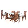 Juego de Comedor Latam Home Alicante 6 Sillas Gris