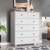 Cómoda Vekkahome Vittoria 6 Cajones Blanco